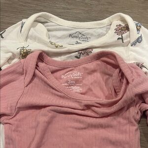 Purely Soft Baby Night Gown Set - Pink and Floral